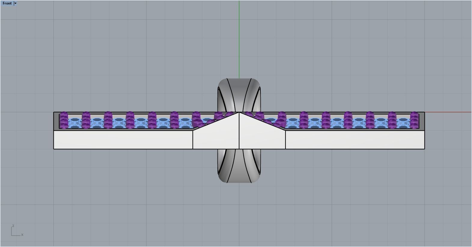 Cross with gems model 302 3D print model_8