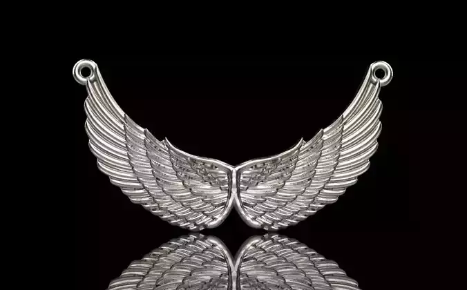 Angel wing pendant  model 300