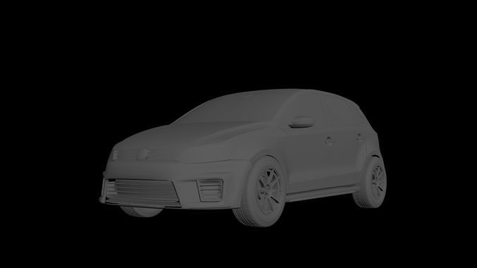 Volkswagen Polo GT 3D model  3D print model