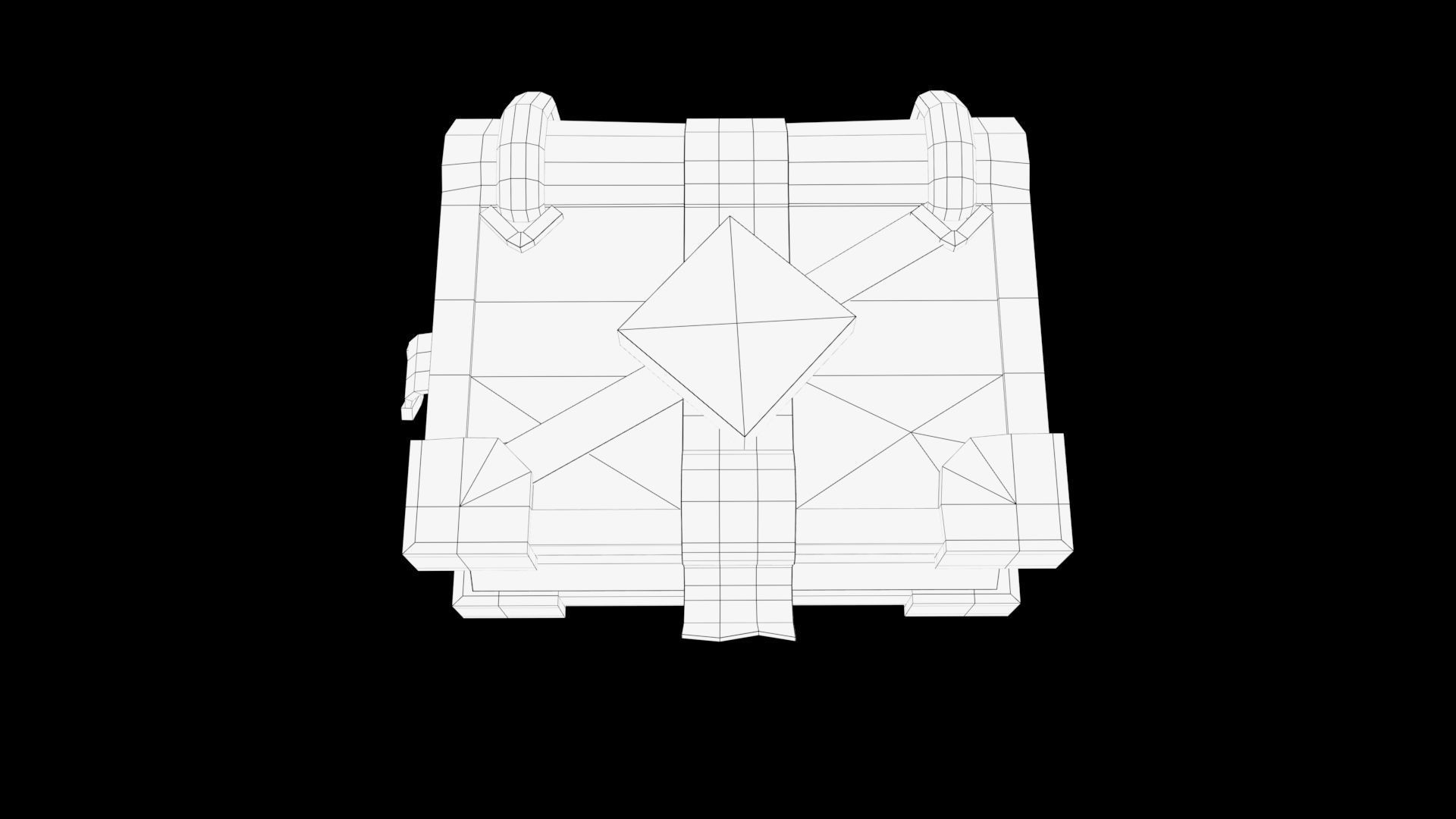 stylized Book Low-poly 3D model_9