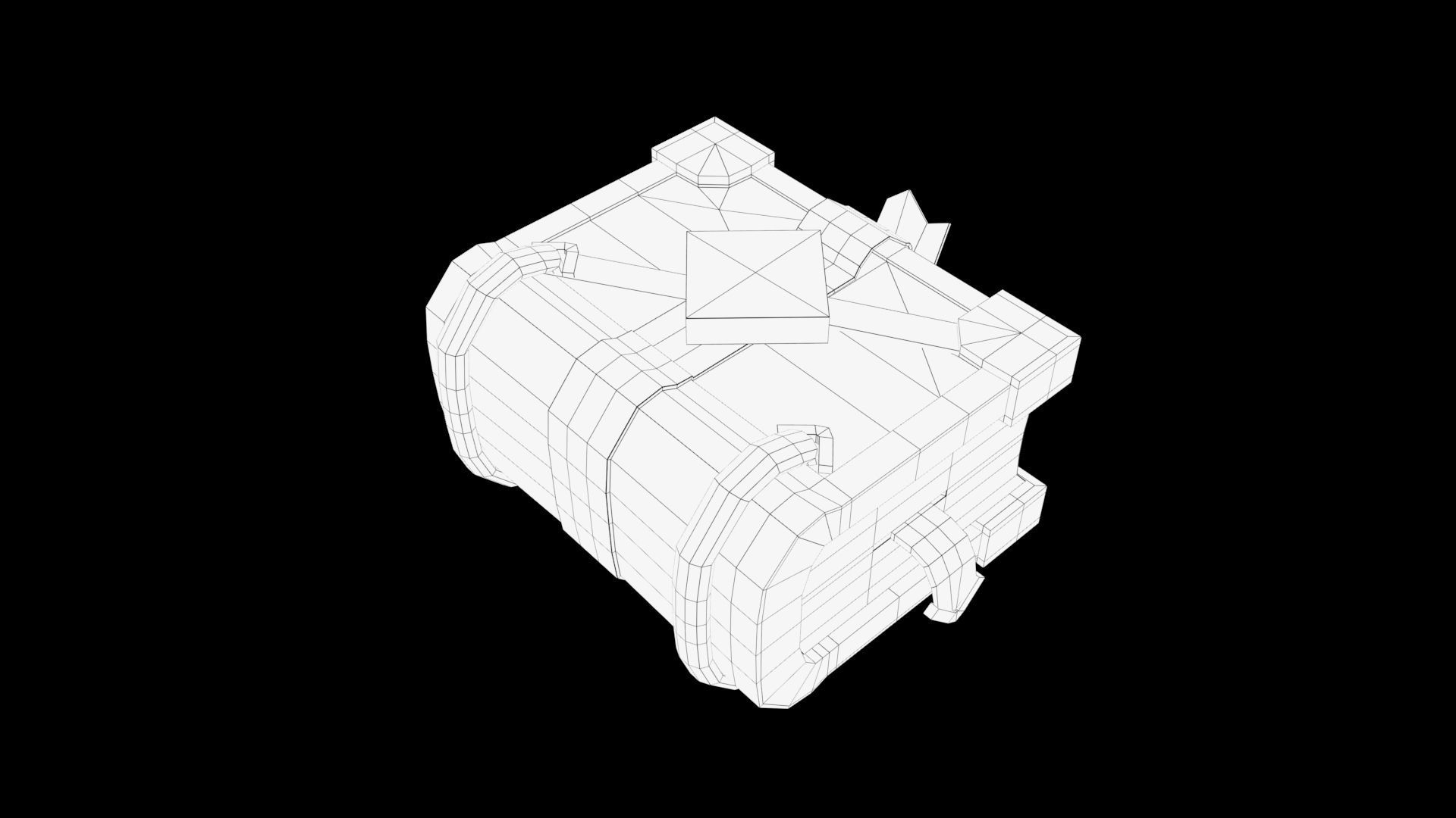 stylized Book Low-poly 3D model_7