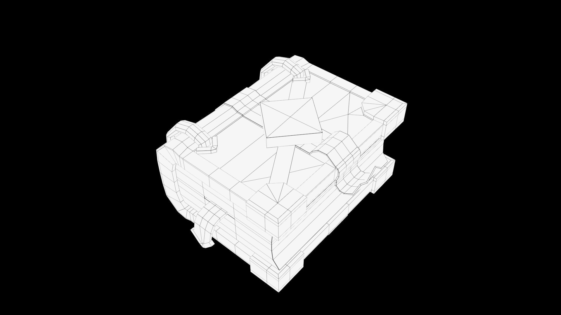 stylized Book Low-poly 3D model_6