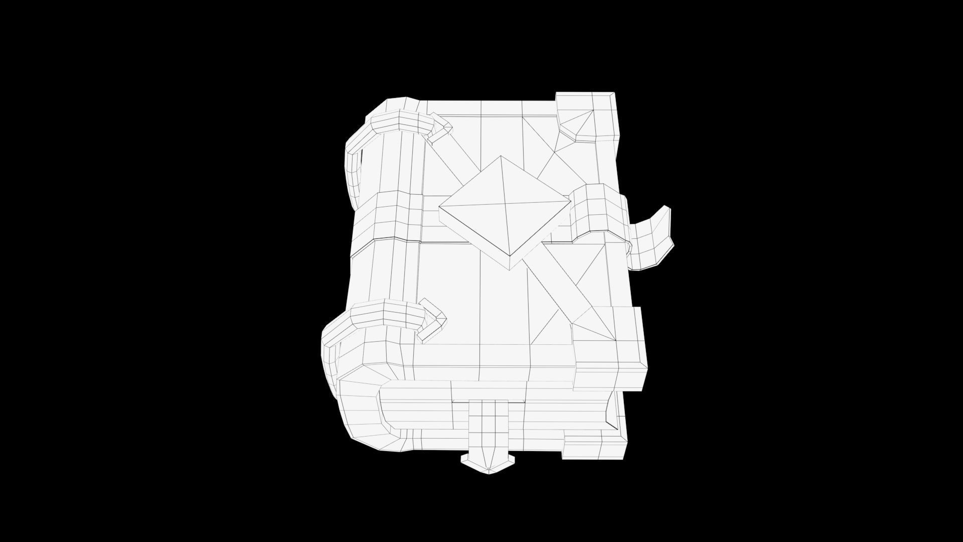 stylized Book Low-poly 3D model_5