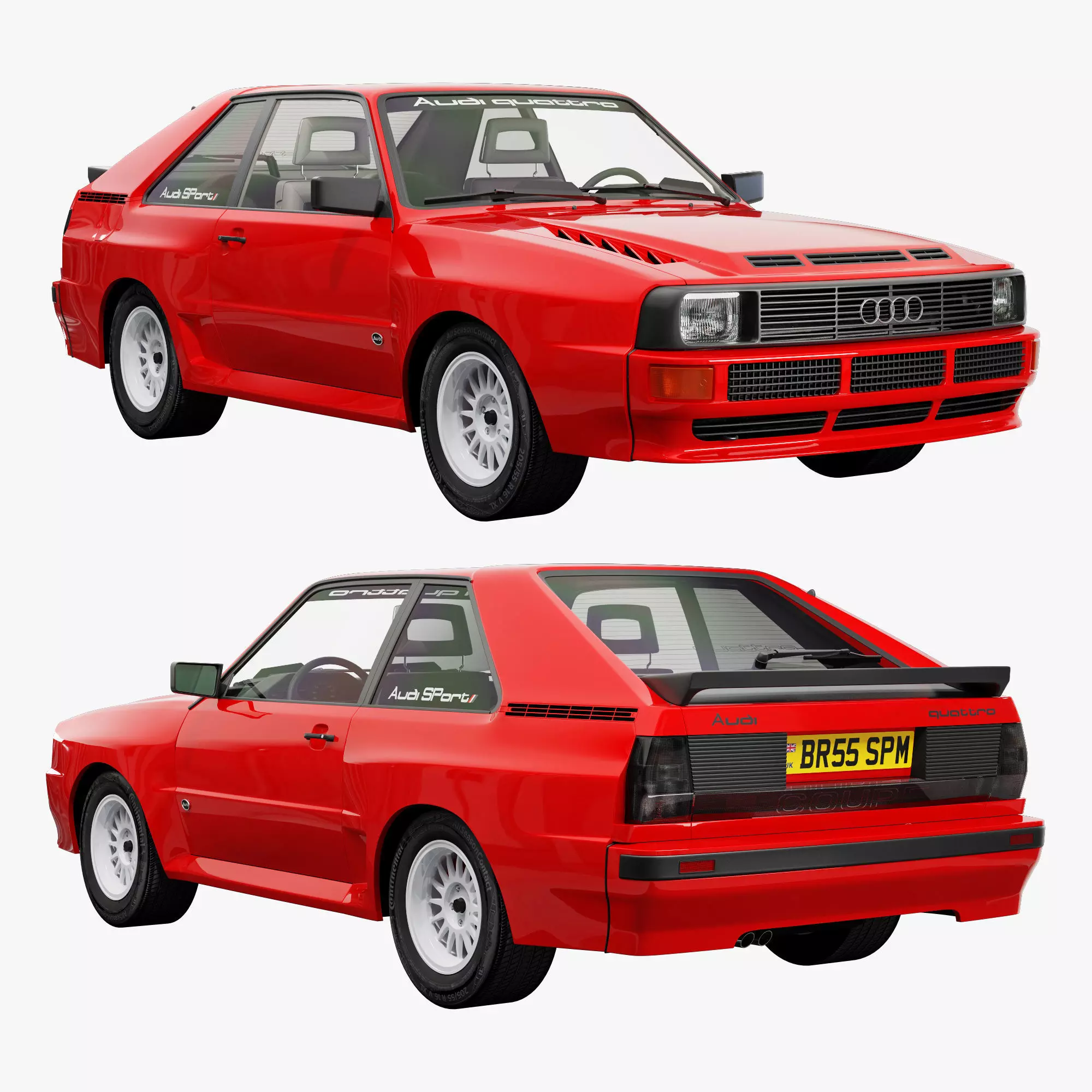Audi sport quattro 1984 3D model