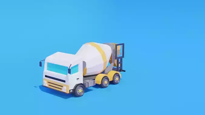 Concrete Mixer Construction Vehicle