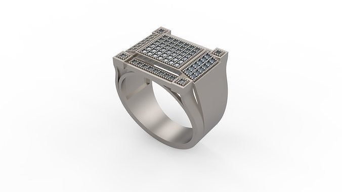Men Ring 32 3D model 3D printable | CGTrader