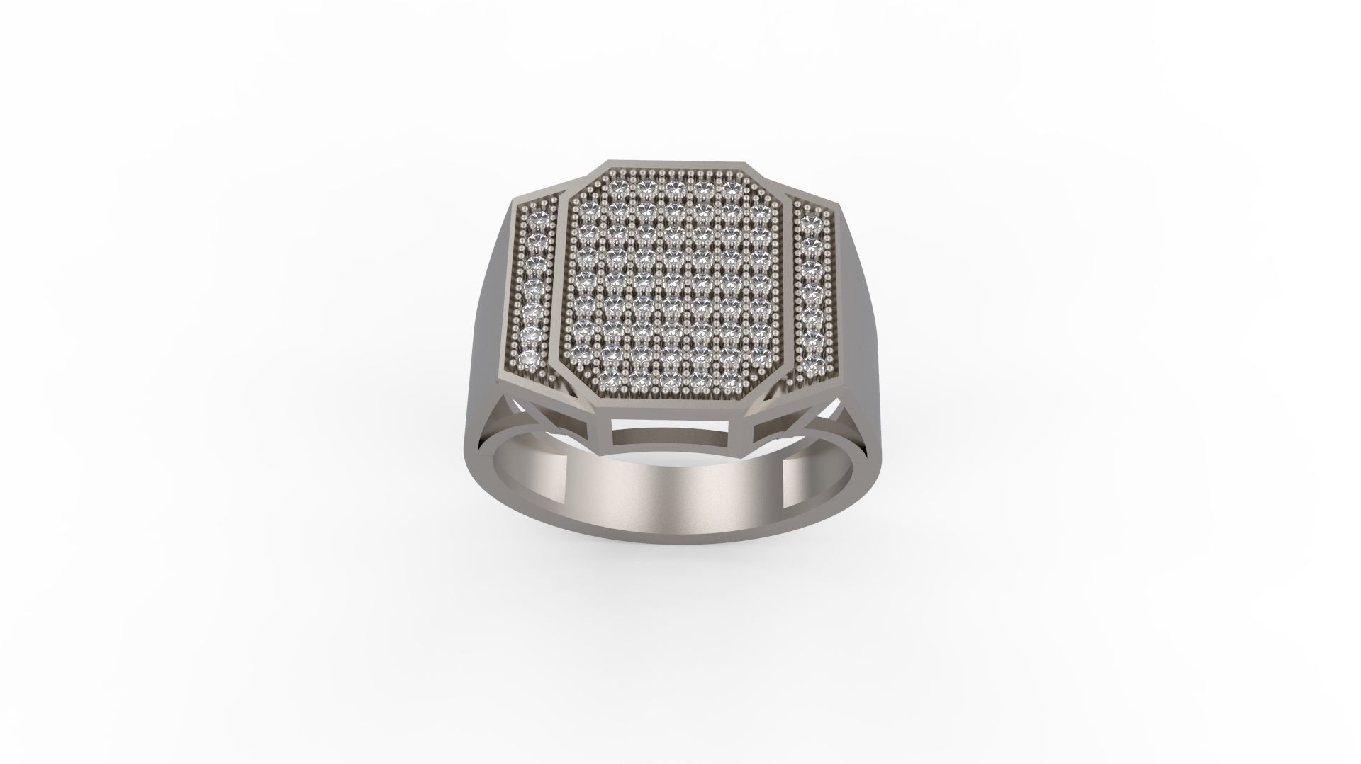 Men Ring 36 3D print model_4