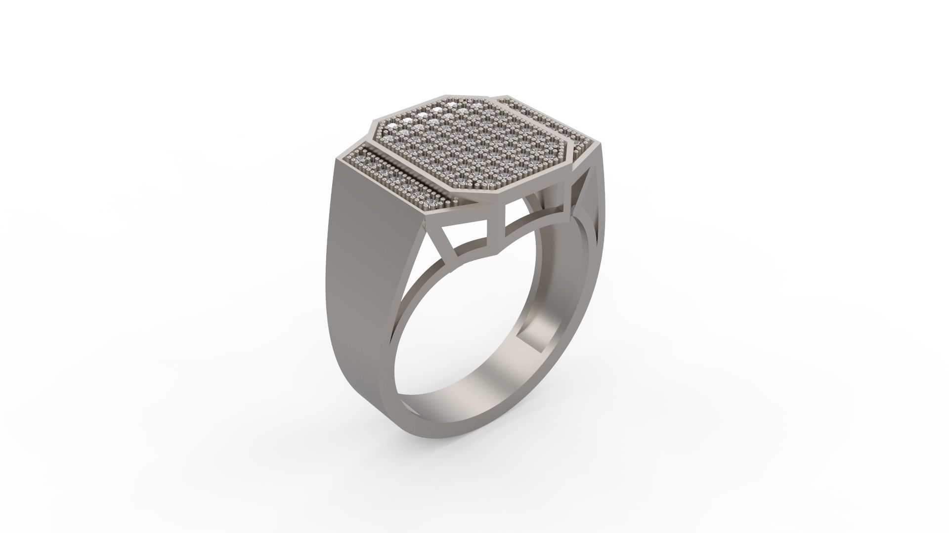 Men Ring 36 3D print model_1