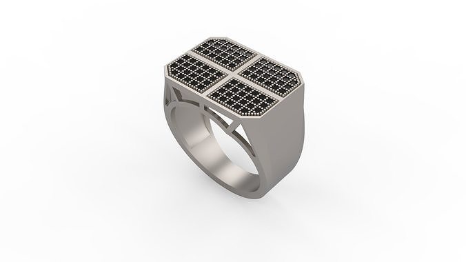 Men Ring 38 3D model 3D printable | CGTrader