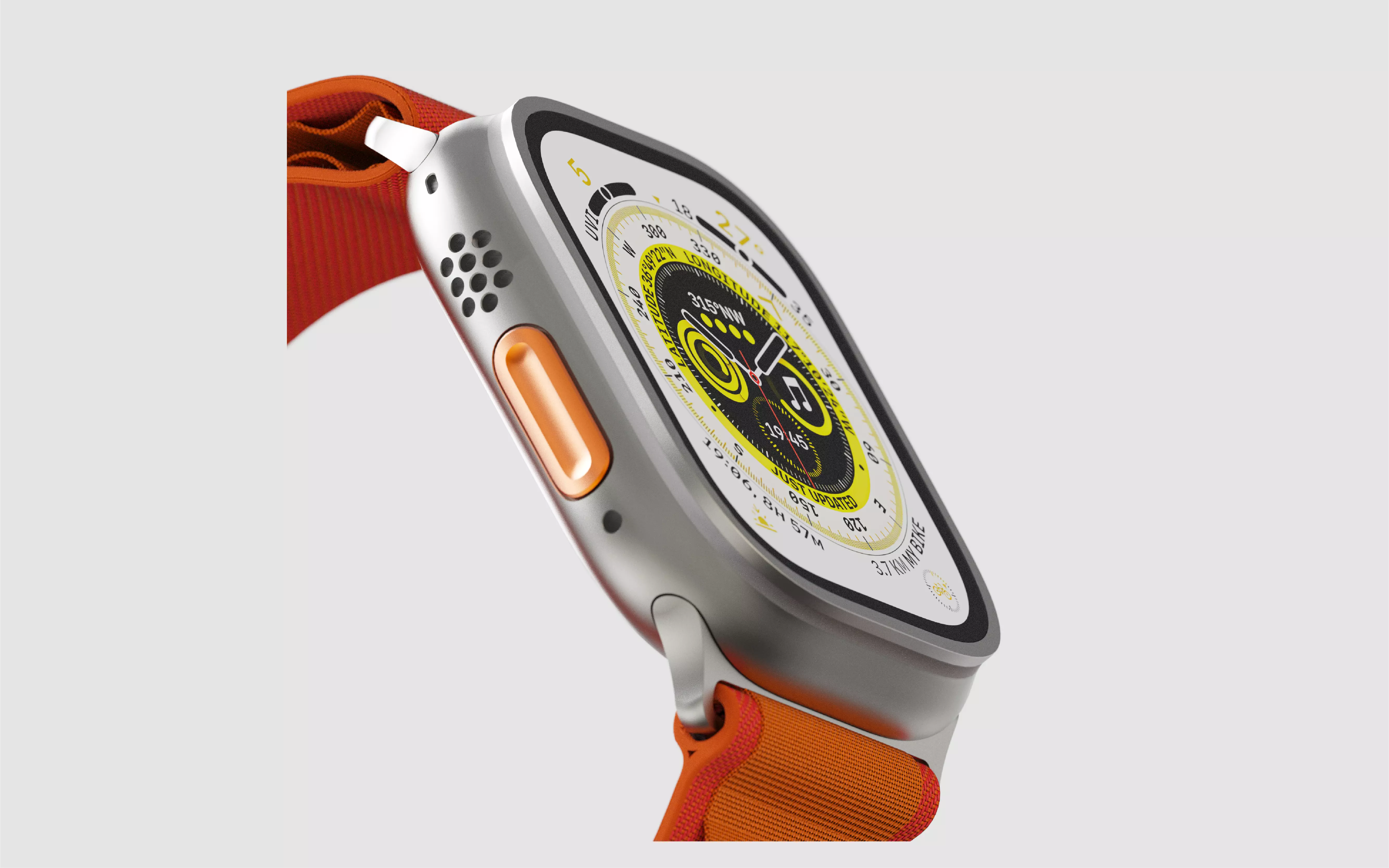 Apple Watch Ultra with Alpine Loop 3D model