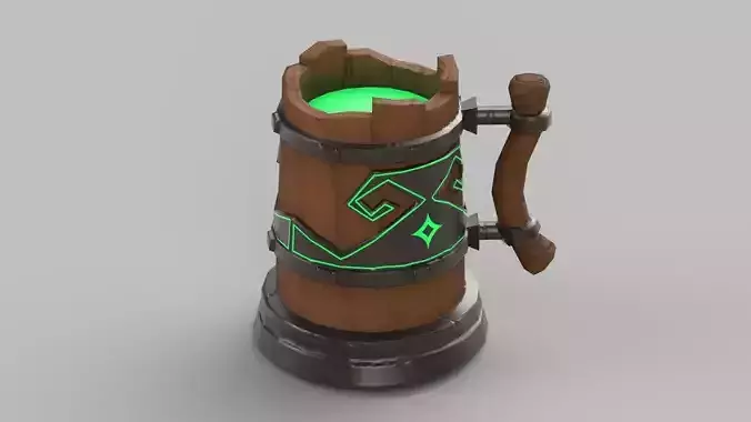 stylized mug
