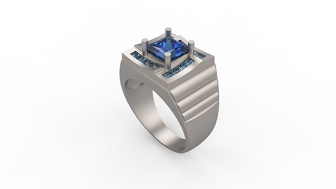 Men Ring 56 3D model 3D printable | CGTrader
