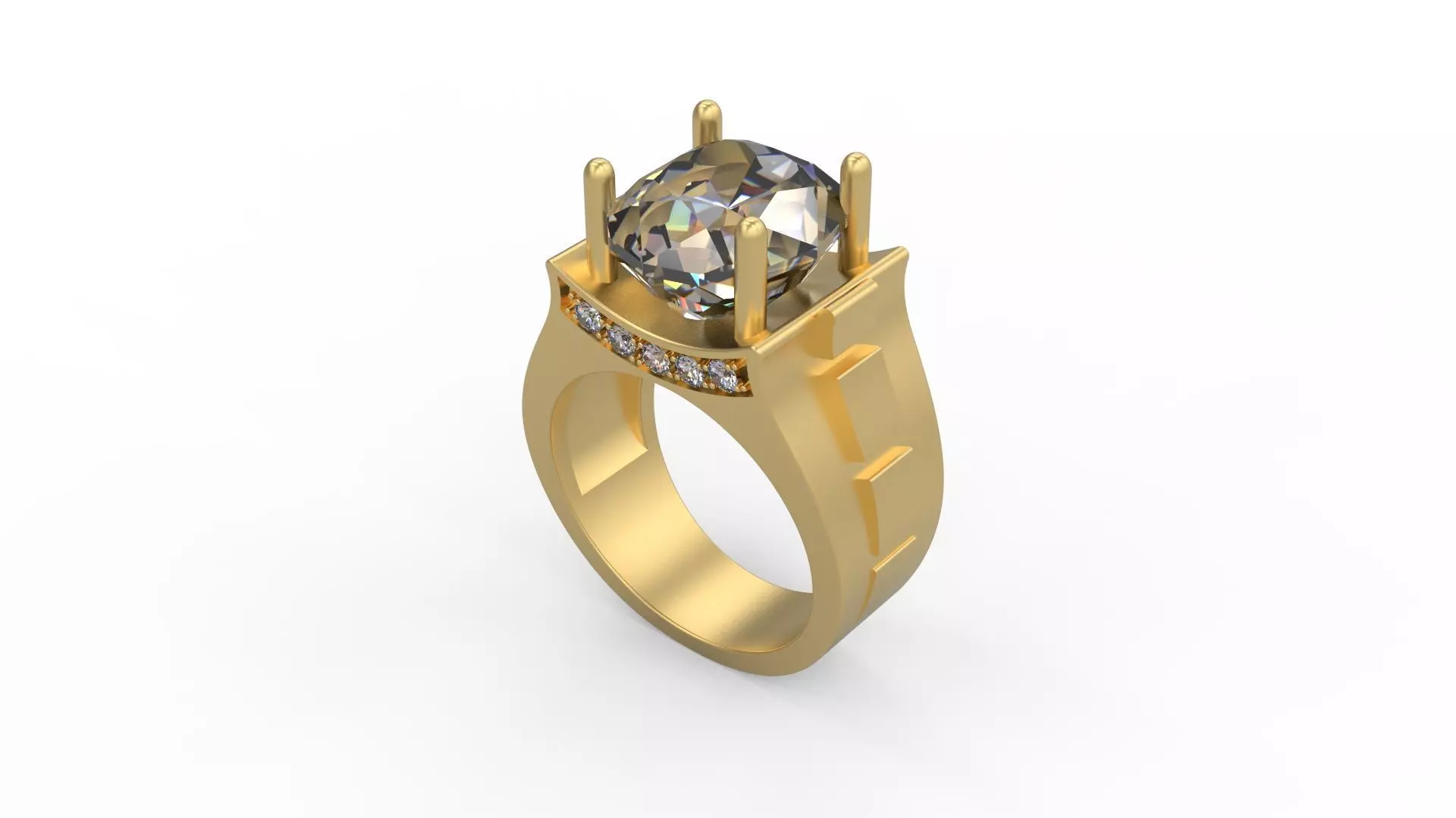 Men Ring 61 3D print model