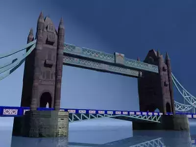 Tower bridge Free 3D model