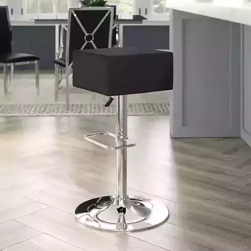 Norcross Swivel Adjustable Height Bar Stool