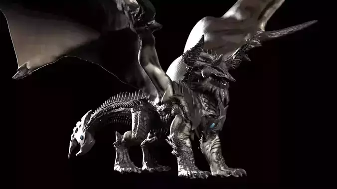 Epic 3D dragon Model 90k