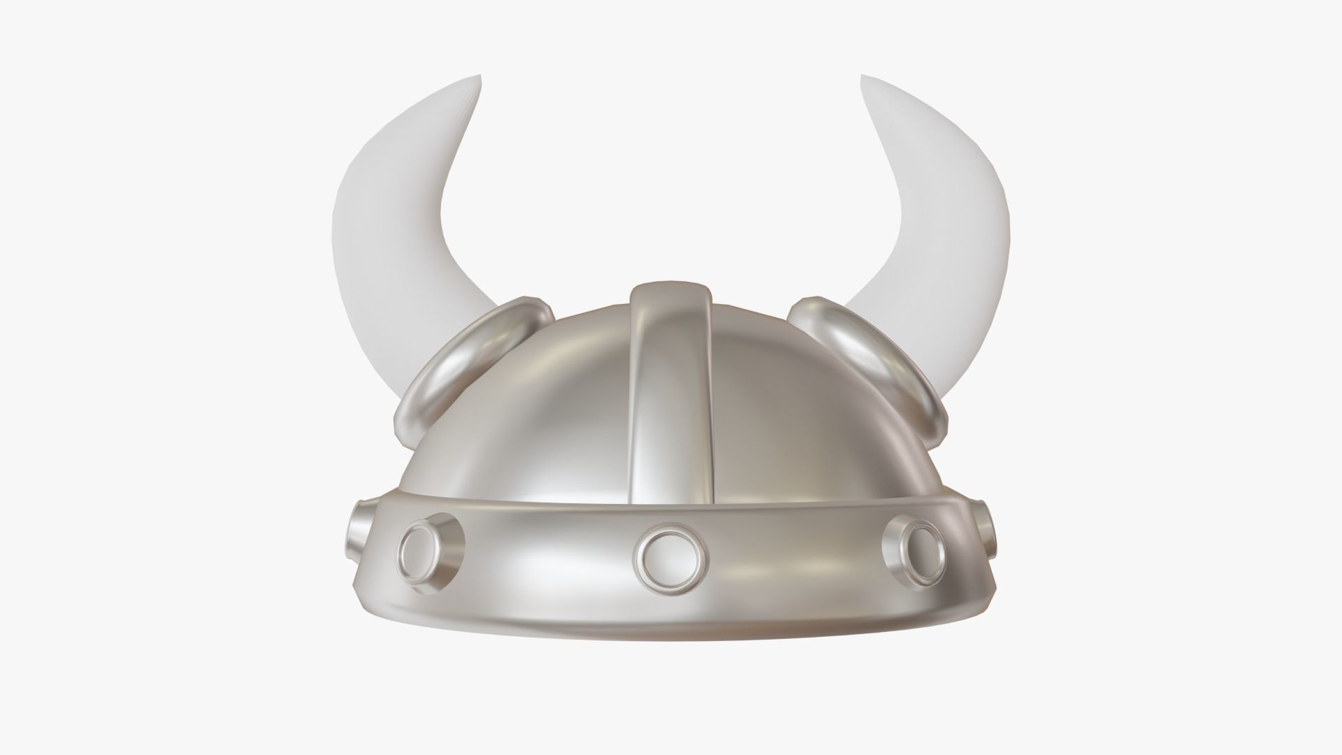 Viking Helmet 3D model_2