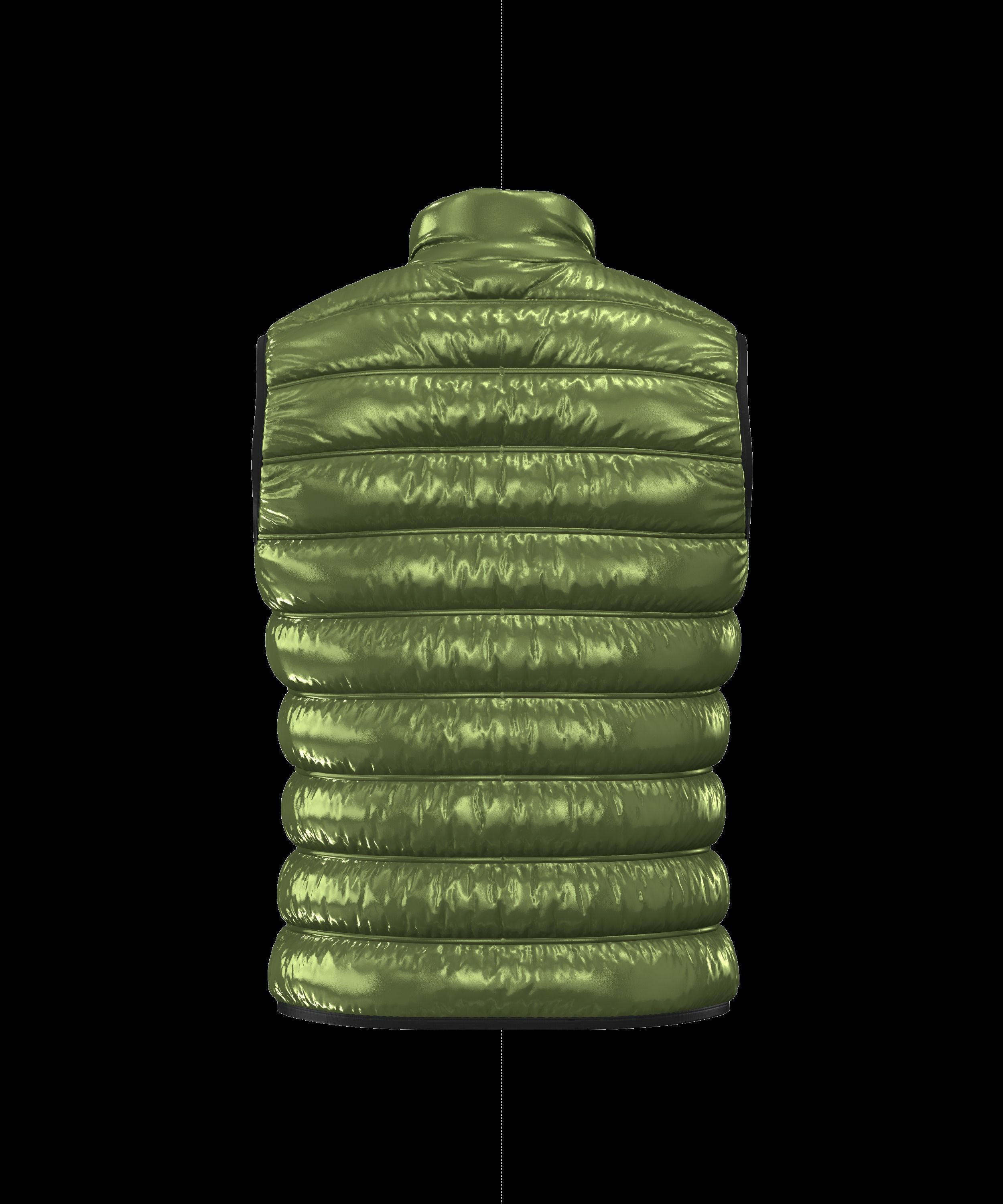 Sleeveless Gilet Jacket 3D model_6