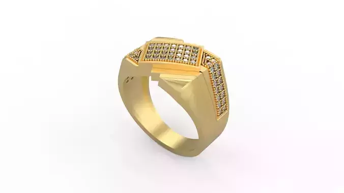 Men Ring 123 3D print model
