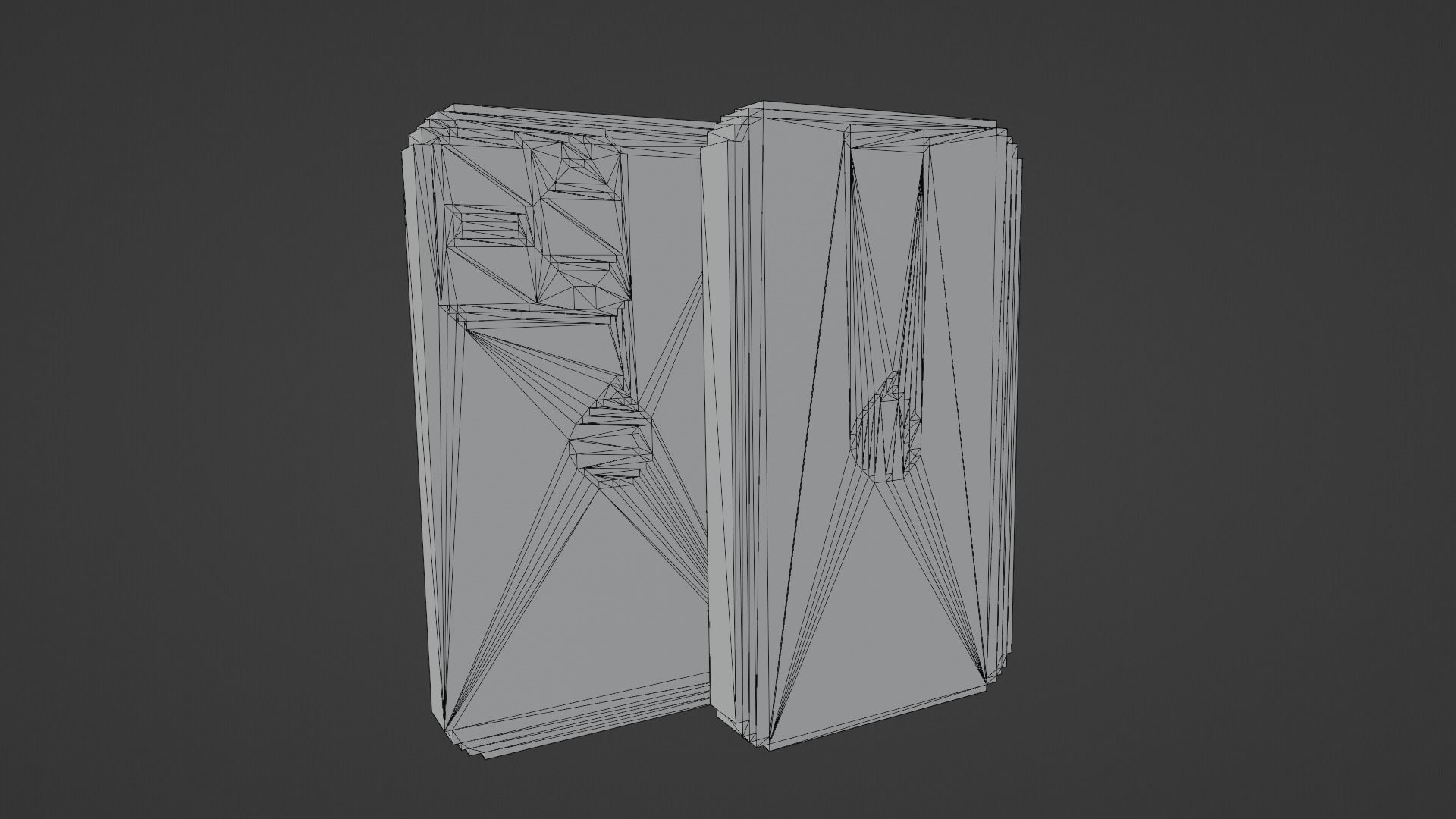 Voxel Iphone14 Pro Gold Low-poly 3D model_13