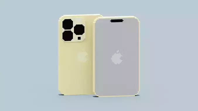 Voxel Iphone14 Pro Gold