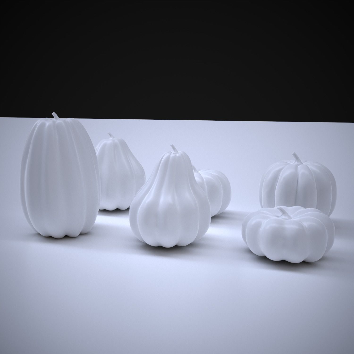 12 Halloween Pumpkin Designs 3D print model_2
