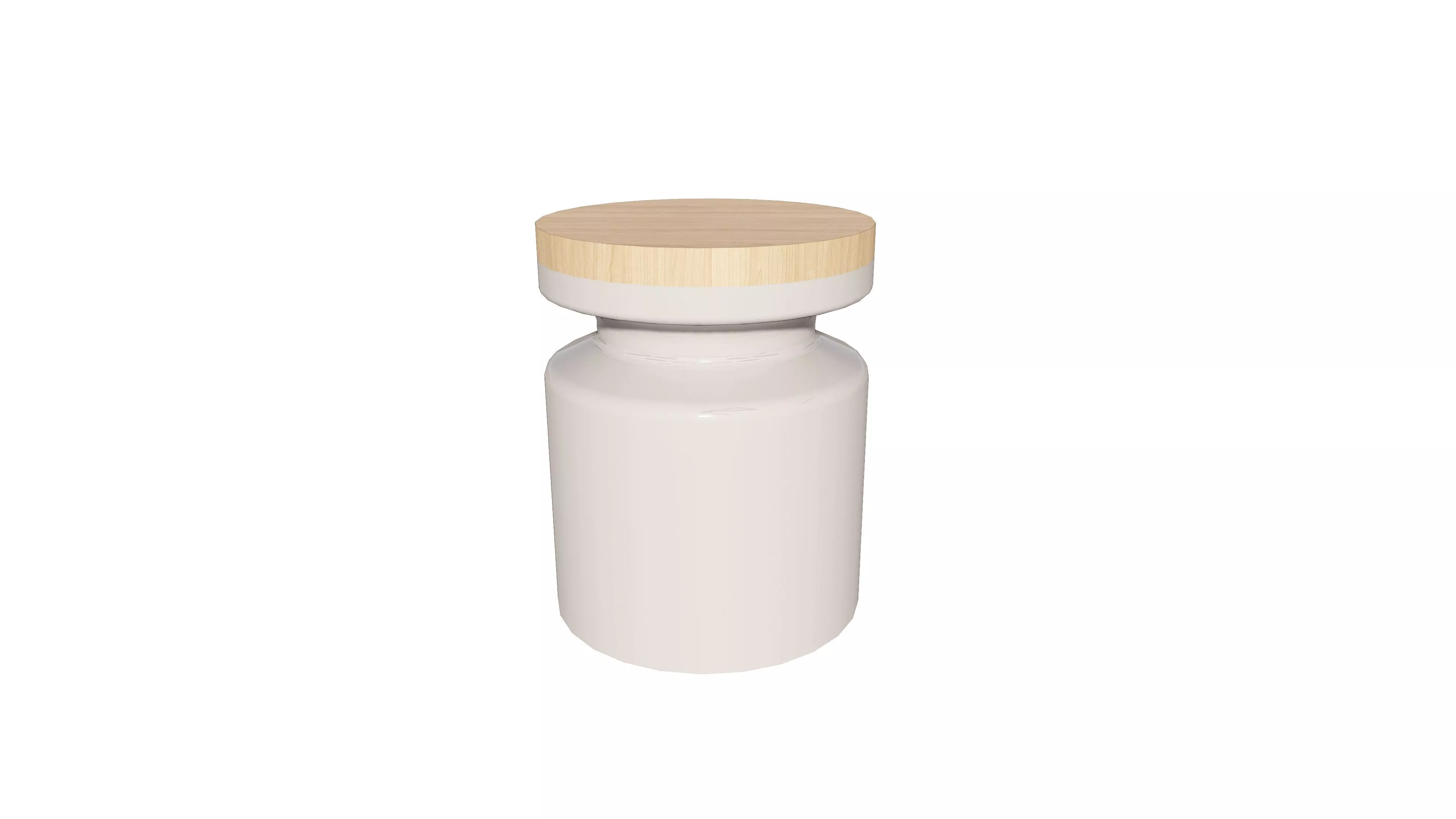 side table Low-poly 3D model