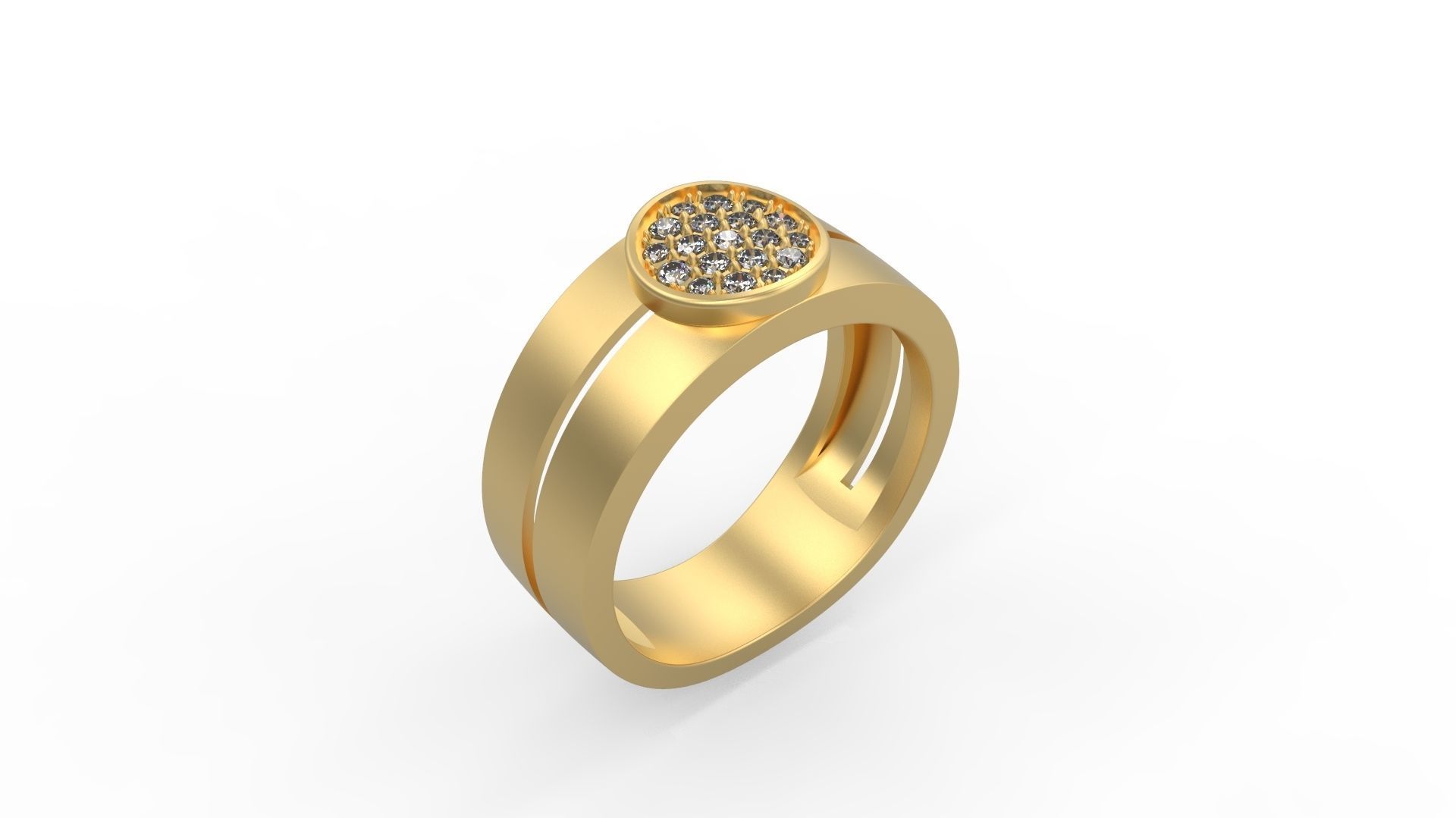 Men Ring 143 3D print model_1