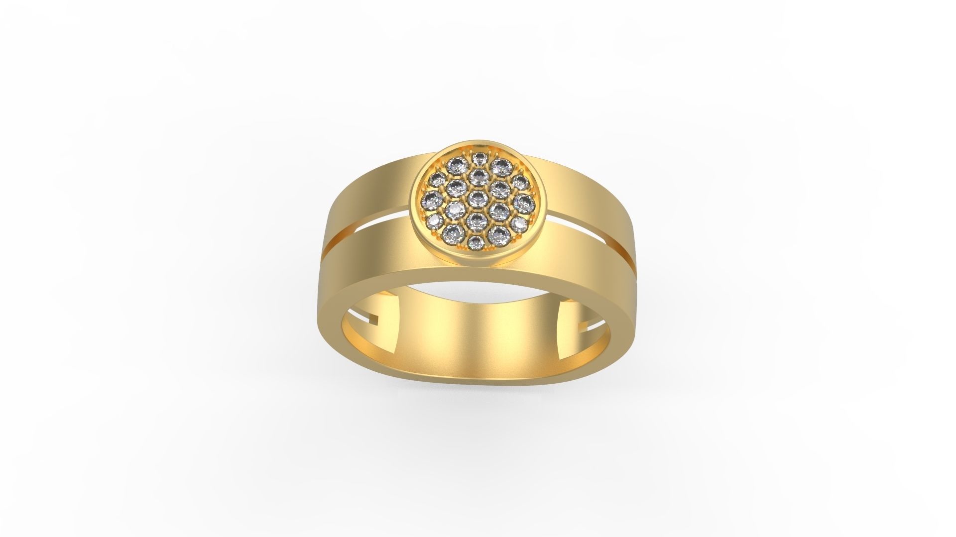 Men Ring 143 3D print model_4