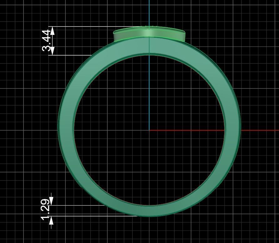 Men Ring 143 3D print model_9