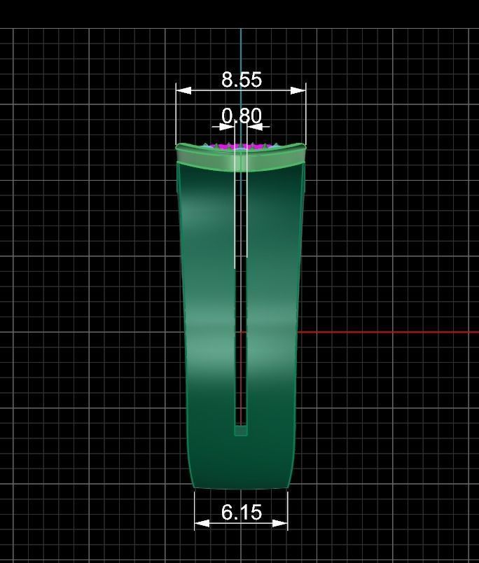 Men Ring 143 3D print model_5