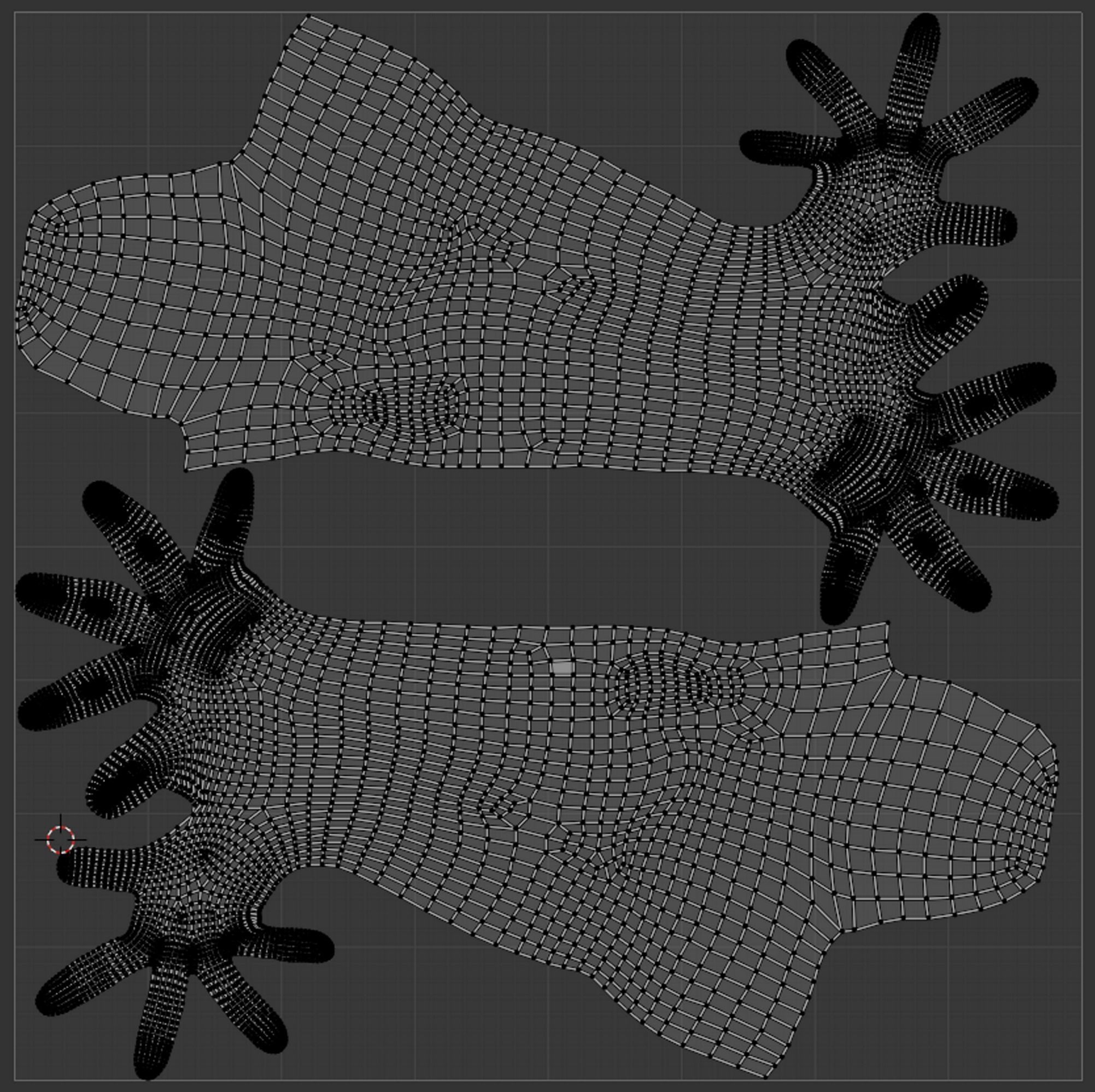 Two Arms Rigged  Low-poly 3D model_16