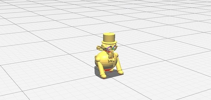 buisness monke Free 3D print model