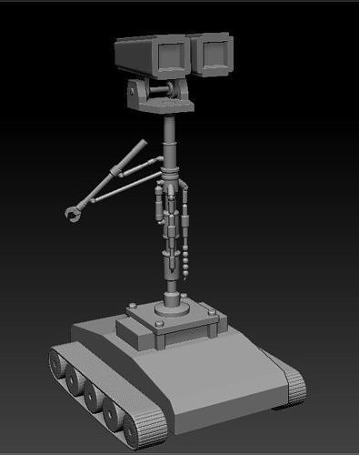 WED-15 Treadwell Repair Droid One12 Scale 3D Files 3D print model