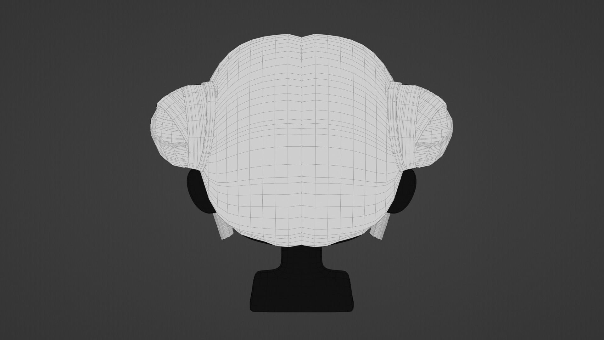 Chibi Female Hair Style 5 3D model_14