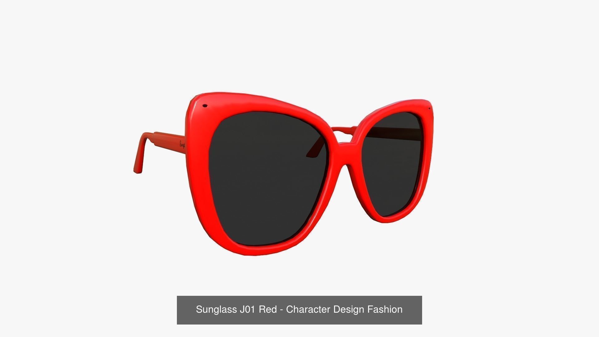 120 Sunglasses Super Collection - Character Design Fashion _224