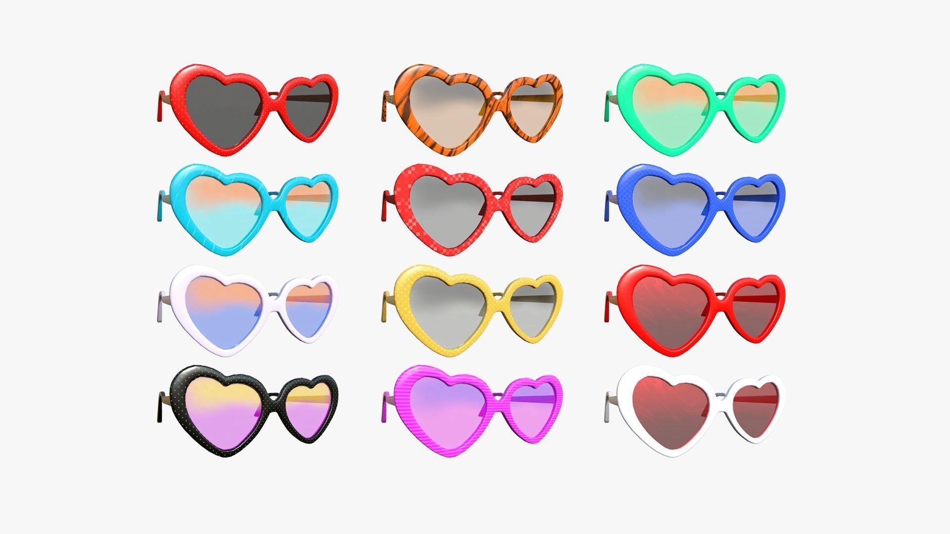 120 Sunglasses Super Collection - Character Design Fashion _3