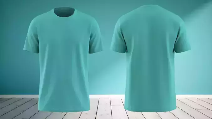 Men Loose-Fit Short-Sleeve Round Neck T-Shirt