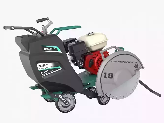 Concrete Cutter 3D model