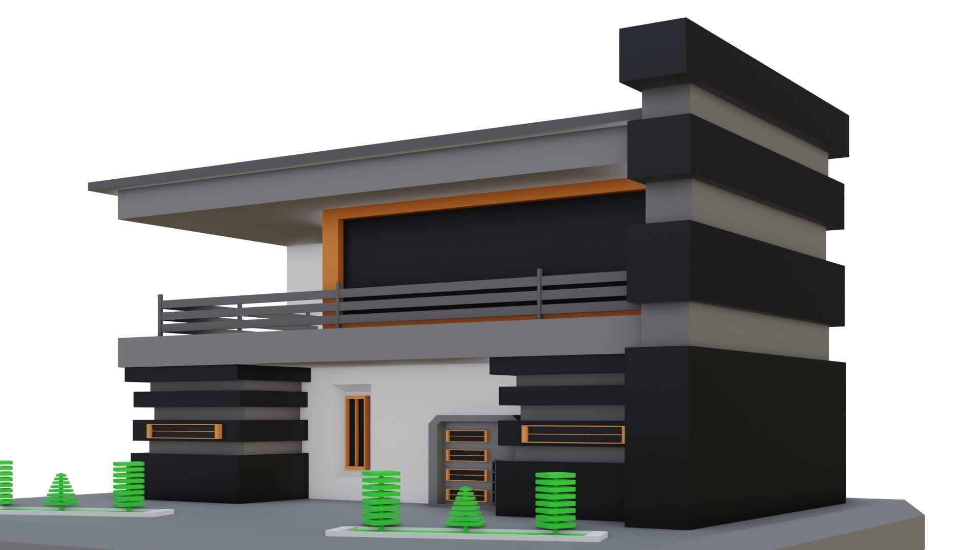 LowPoly House FREE free VR / AR / low-poly 3D model | CGTrader