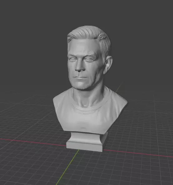 Mark Wahlberg 3D print model_9