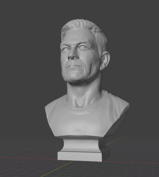 Mark Wahlberg 3D print model_14