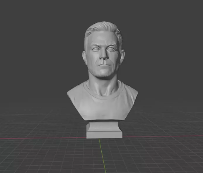 Mark Wahlberg 3D print model_13
