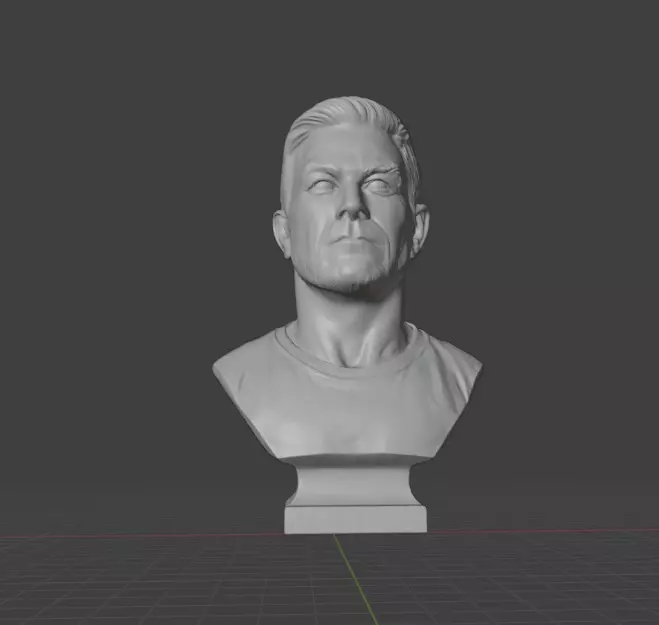 Mark Wahlberg 3D print model_2