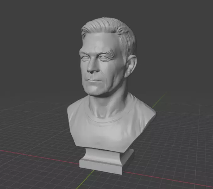 Mark Wahlberg 3D print model_15