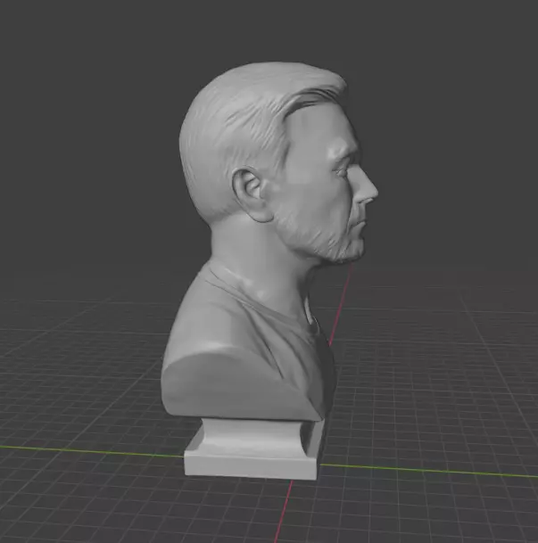 Mark Wahlberg 3D print model_6