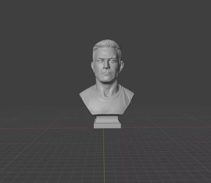 Mark Wahlberg 3D print model_0