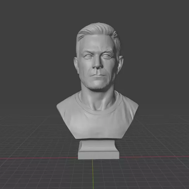 Mark Wahlberg 3D print model_4