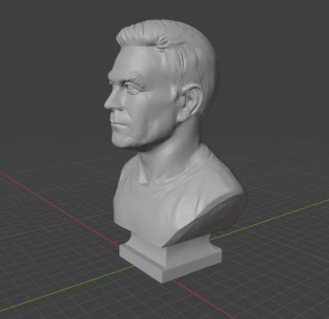 Mark Wahlberg 3D print model_16