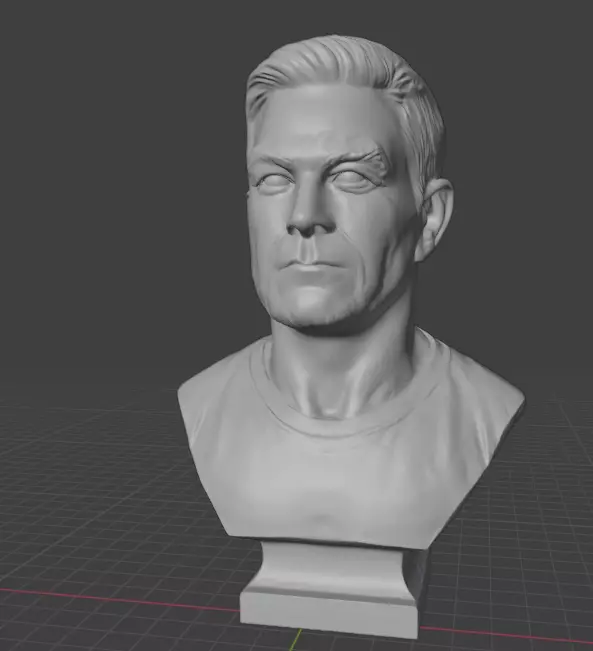 Mark Wahlberg 3D print model_19
